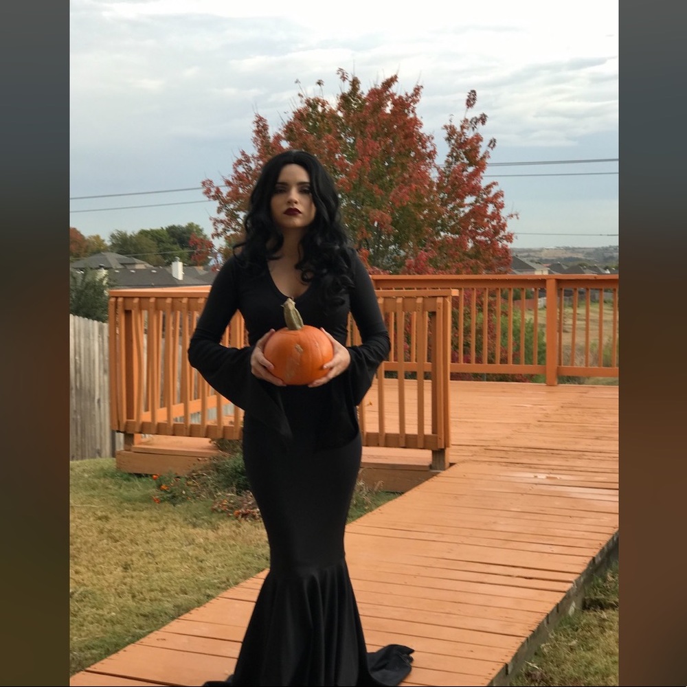 Morticia costume gown